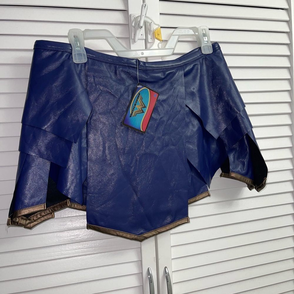 Wonder Woman Blue Skirt with Gold Trim